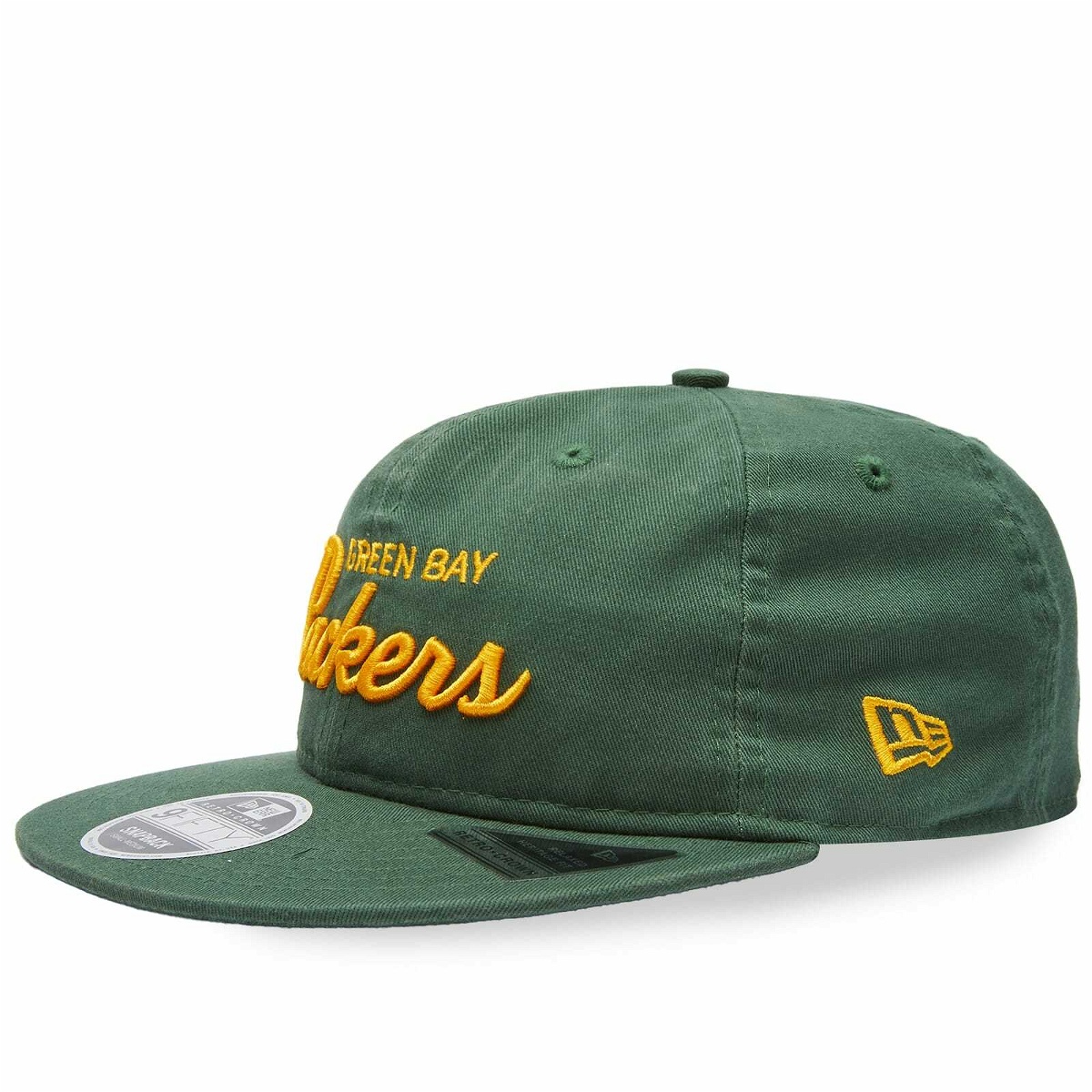 Photo: New Era Bay Packers 9Fifty Adjustable Cap in Green