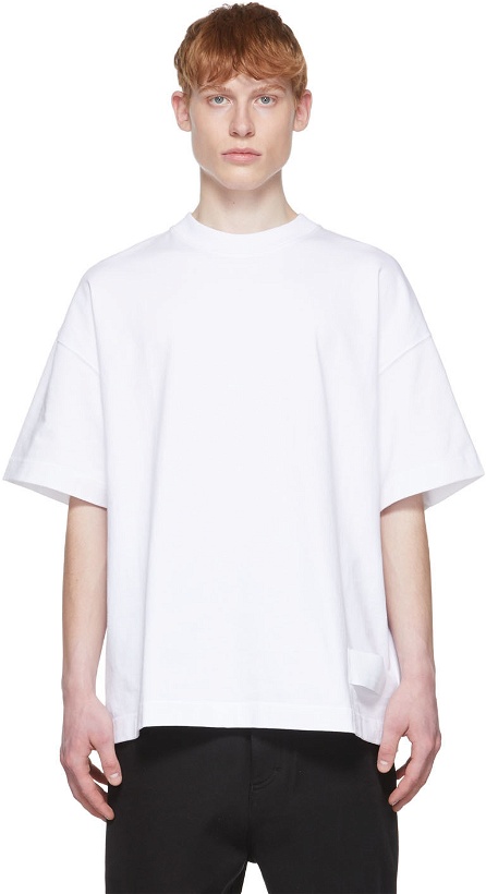 Photo: AMI Alexandre Mattiussi White Organic Cotton T-Shirt
