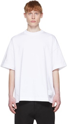 AMI Alexandre Mattiussi White Organic Cotton T-Shirt