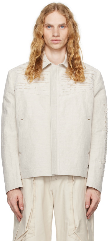 Photo: CARNET-ARCHIVE Off-White Distressed Wall Jacket