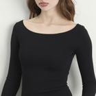 Entire Studios Women's Scoop Neck Bodysuit in Black
