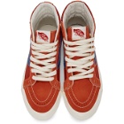 Vans Red and Blue OG Sk8-Hi LX Sneakers