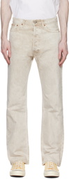 Calvin Klein Beige Standards Jeans