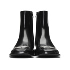 Balenciaga Black Rim BB Zipped Boots