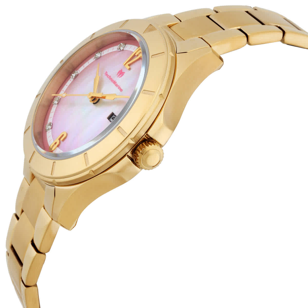 Technomarine Luna Quartz Crystal Ladies Watch TM-825001