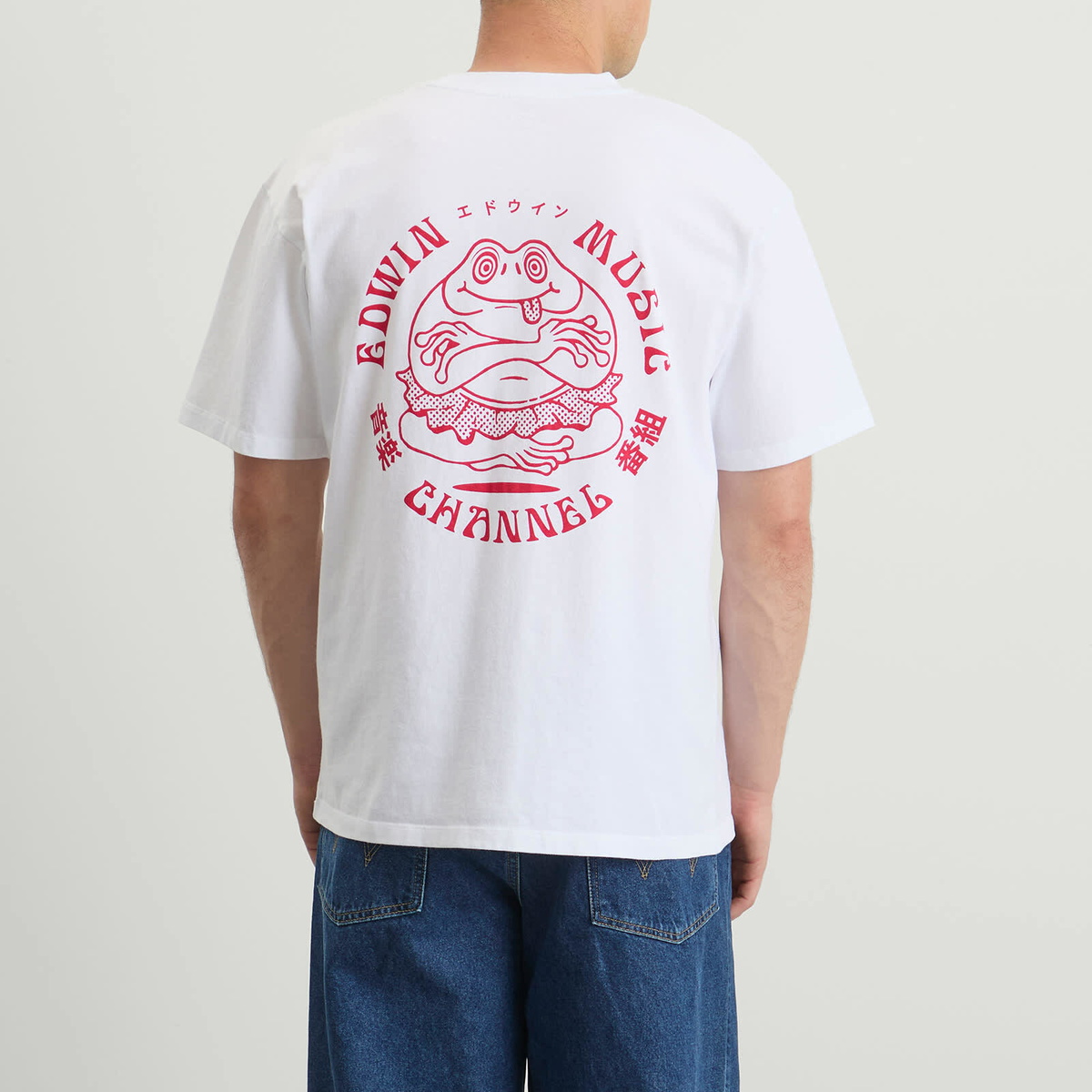 Edwin Men's Music Channel T-Shirt in White