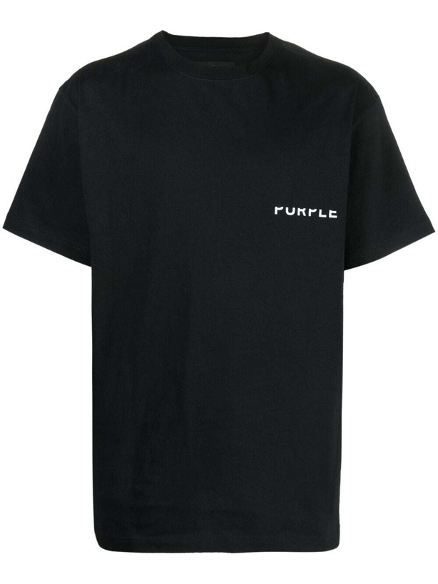 Photo: PURPLE BRAND - Logo Cotton T-shirt