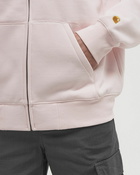 Carhartt WIP Hooded Chase Jacket pink Mens Hoodies/Zipper