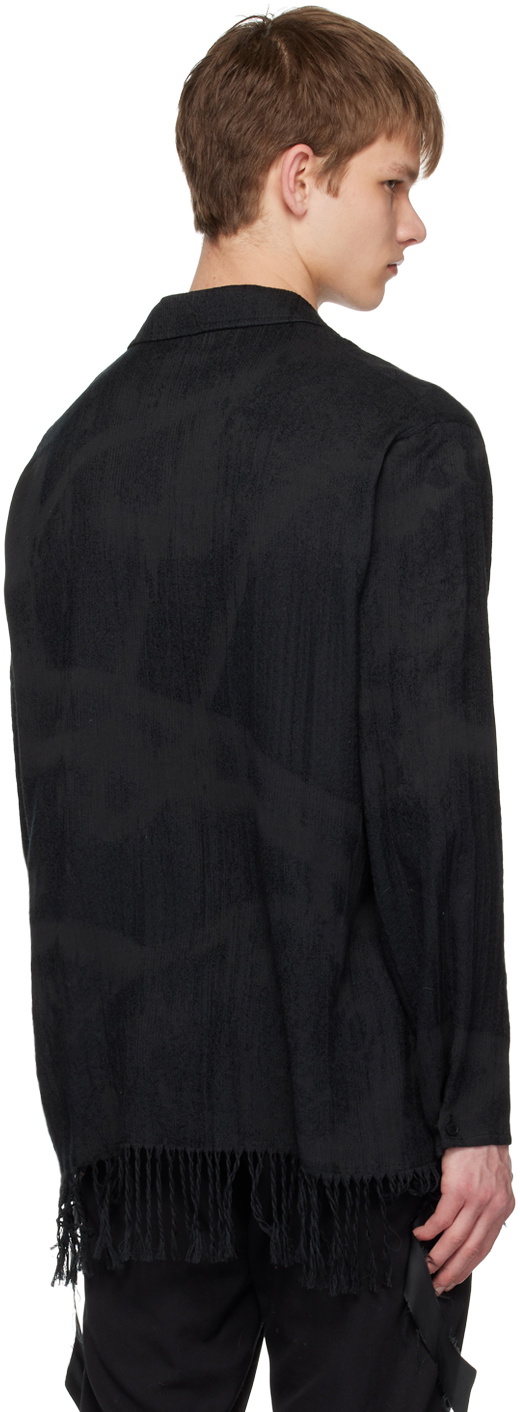 VEIN Black Button Up Shirt