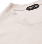 TOM FORD - Lyocell and Cotton-Blend Jersey T-Shirt - Neutrals