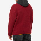 Air Jordan Men's Essential Fleece Winter Hoody in Cherrywood Red/Taxi