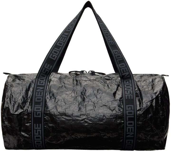 Photo: Golden Goose Black Crinkled Duffle Bag