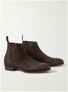 George Cleverley - Jason Roughout Suede Chelsea Boots - Brown