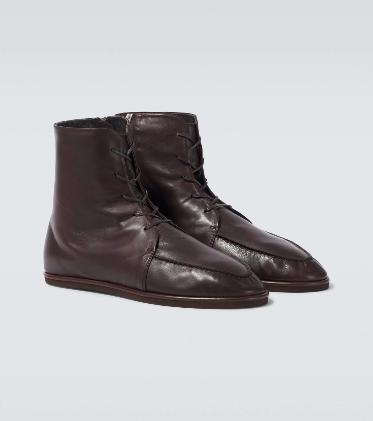 AURALEE LEATHER LACE-UP BOOTS オーラリー　ブーツ Auralee Leather ankle boots Auralee