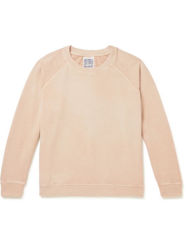 Photo: Jungmaven - Bonfire Garment-Dyed Hemp and Organic Cotton-Blend Jersey Sweatshirt - Pink