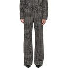 Róhe Black Relaxed-Fit Trousers