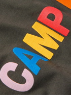 Camp High - Shop Logo-Print Pigment-Dyed Cotton-Jersey T-Shirt - Gray