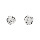 Stolen Girlfriends Club Silver Rose Bud Earrings