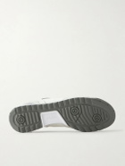 Polo Ralph Lauren - Varick Suede and Leather-trimmed Sneakers - White