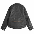 Air Jordan x Travis Scott Waxed Jacket in Black/Red/Noir