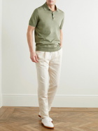 Brunello Cucinelli - Cotton Polo Shirt - Green