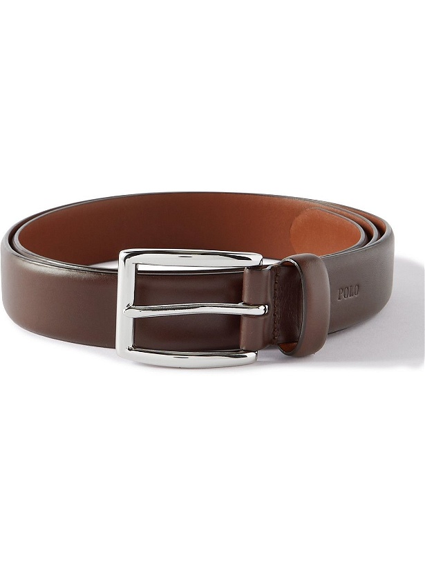 Photo: Polo Ralph Lauren - 3cm Leather Belt - Brown