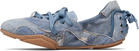 Acne Studios Blue Lace-up Leather Sneakers