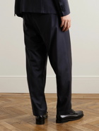 Barena - Straight-Leg Virgin Wool-Blend Suit Trousers - Blue