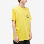 Bianca Chandon Men's Saints & Sinners T-Shirt in Yellow