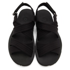 Dries Van Noten Black Strap Sandals