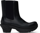 untitlab® Black Vertigo Heel Chelsea Boots