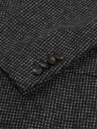 Kiton - Double-Breasted Cashmere-Tweed Coat - Gray