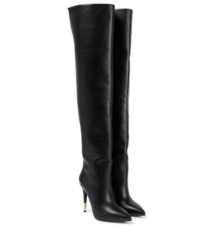 Photo: Tom Ford Embellished leather over-the-knee boots