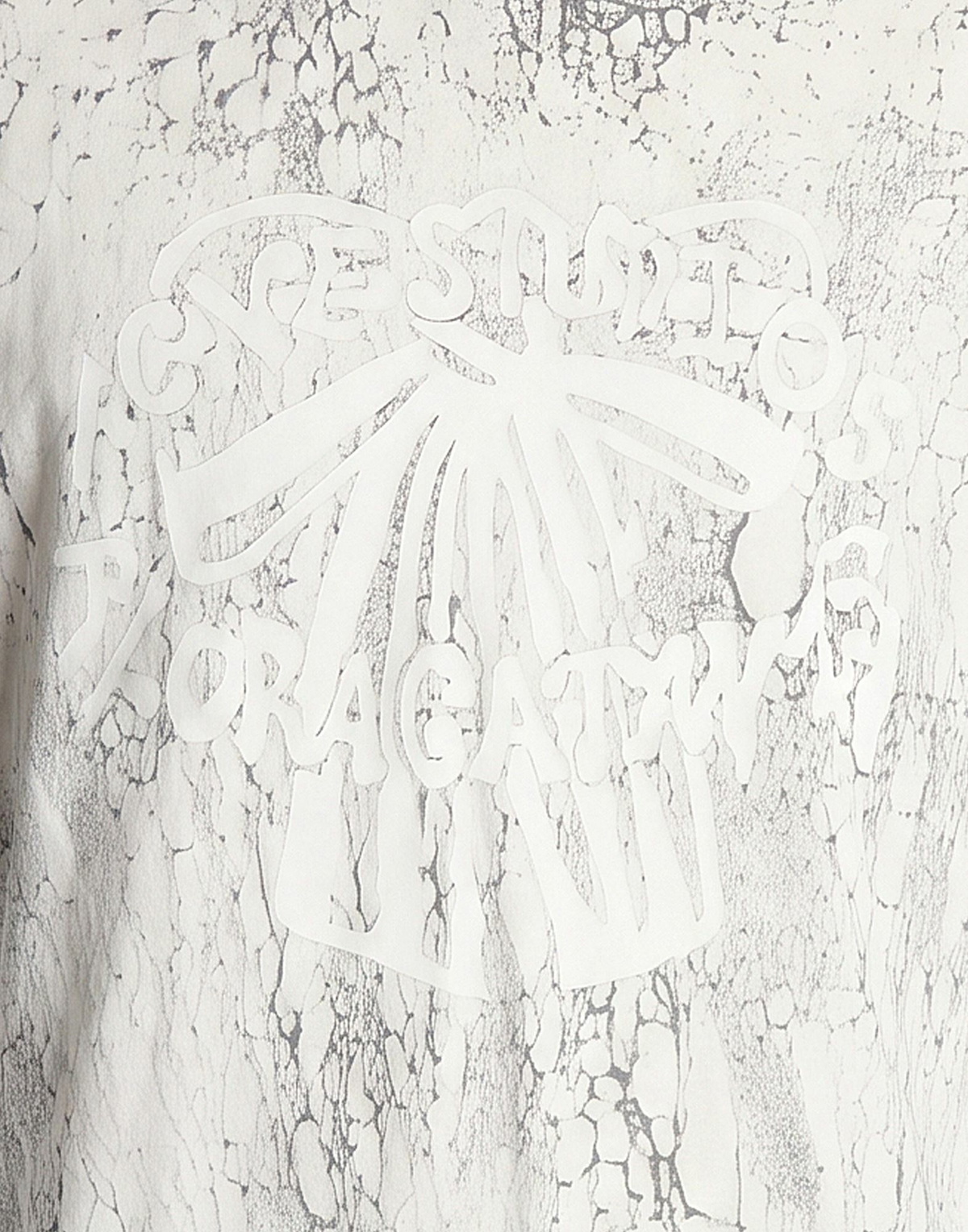 Acne Studios Mens T-shirt Cream