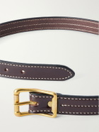 Yuketen - 2.5cm Leather Belt - Brown