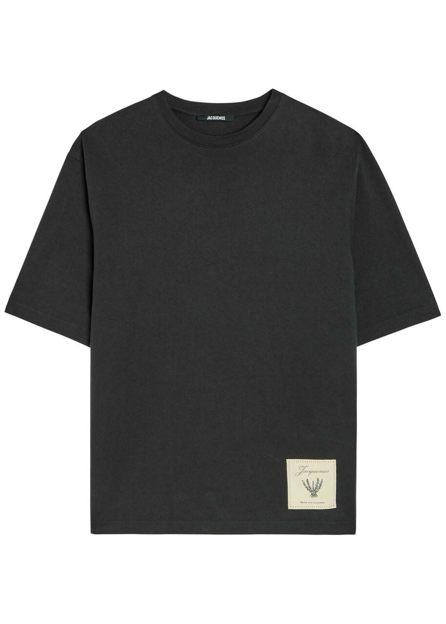 Jacquemus Le Tshirt Torneo Logo Cotton T-shirt Navy