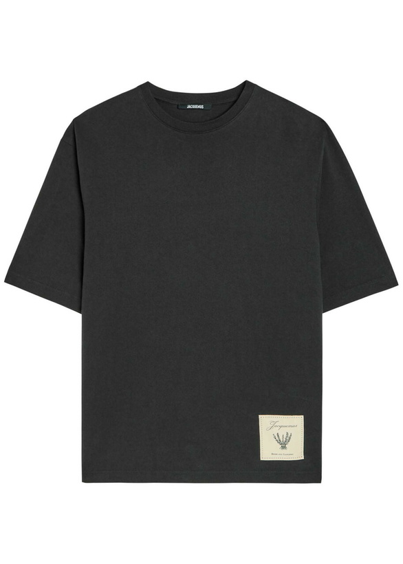 Photo: Jacquemus Le Tshirt Torneo Logo Cotton T-shirt Navy