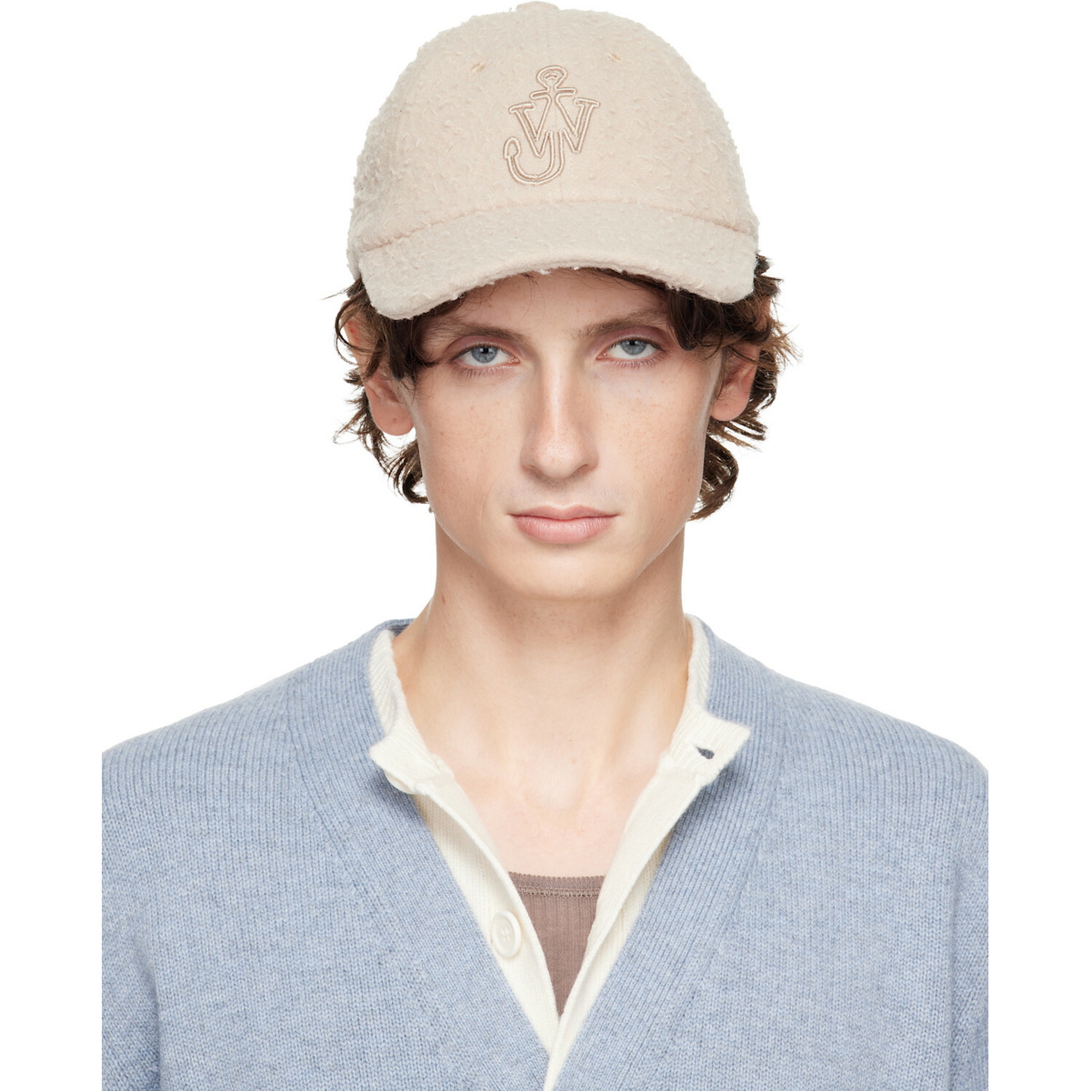 JW Anderson Beige Baseball Cap