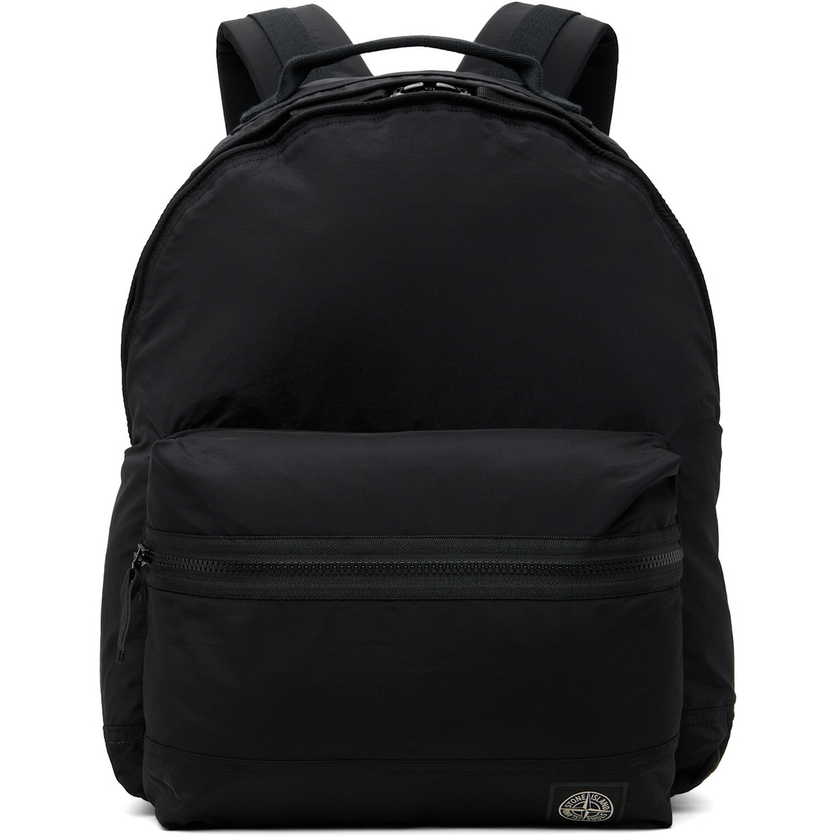 Stone Island Black 9200016 Coated Nylon Metal ECONYL Backpack