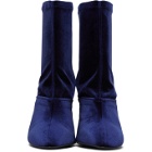 3.1 Phillip Lim Blue Velvet Kyoto Boots