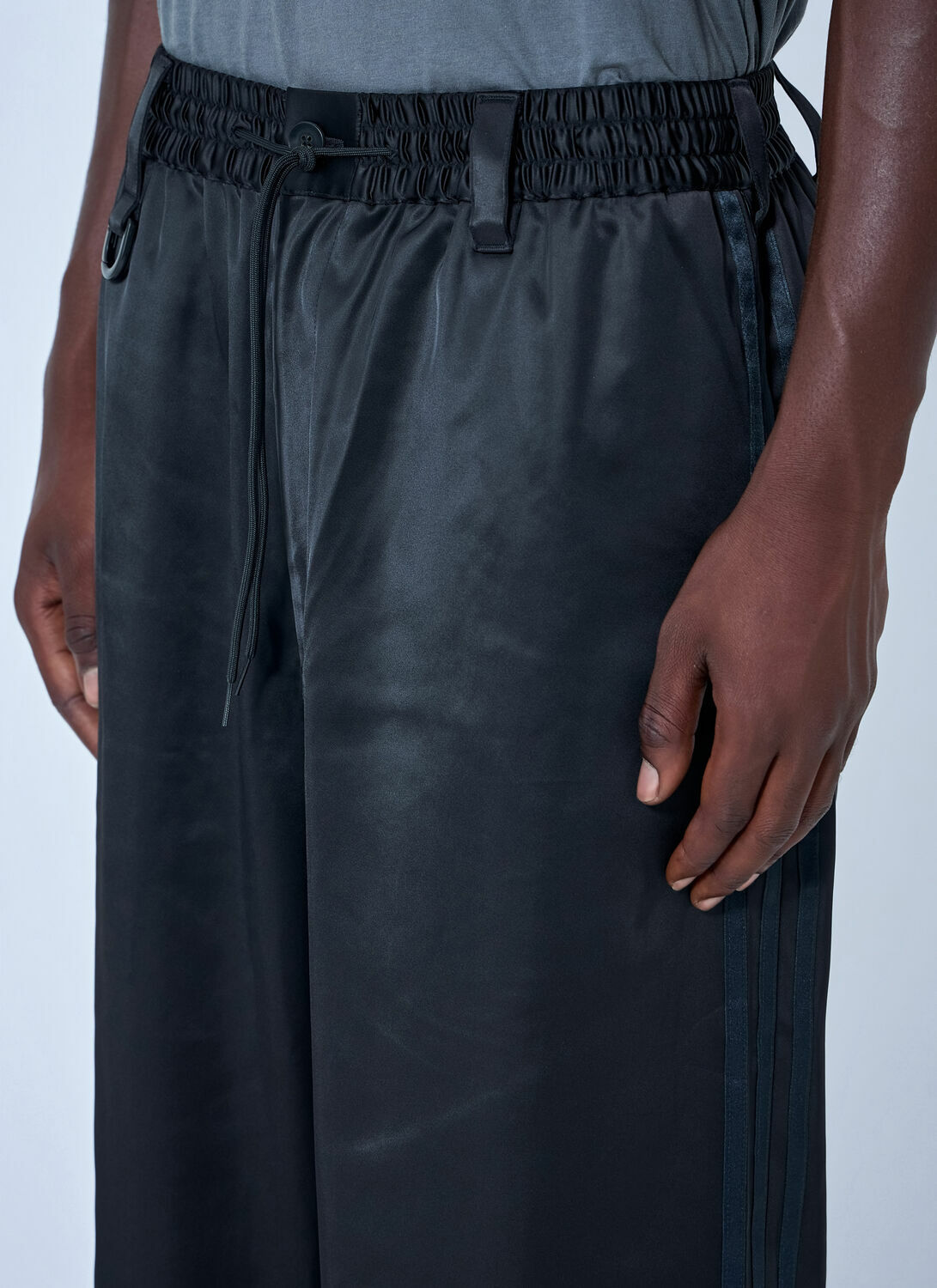 Y-3 Elasticated Waist Wide-Leg Trousers