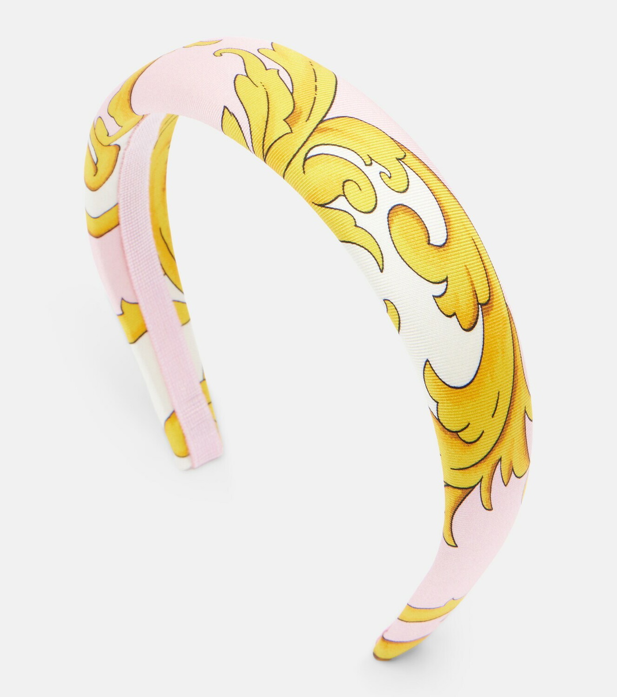 Versace Printed silk headband