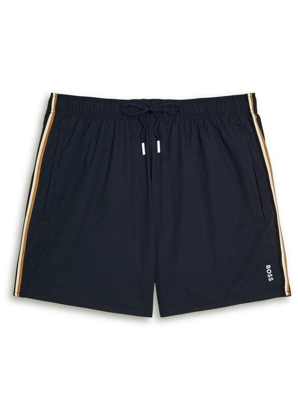 Photo: Boss Stripe Shell Swim Shorts Navy
