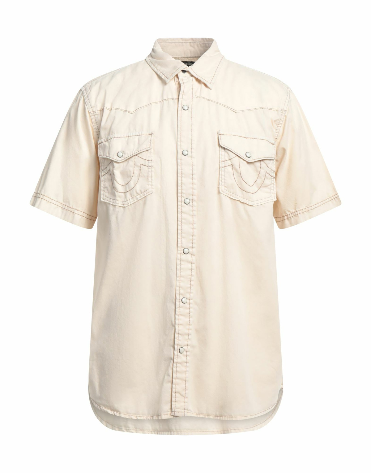 True Religion Mens Shirt Ivory
