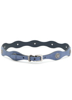 Etro Studded Suede Belt Blue