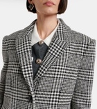 Self-Portrait Hundstooth oversized blazer