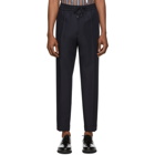 Boss Navy Mohair Oliwer Trousers