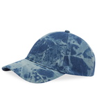 GANNI Women's Denim Patch Cap in Bleached Denim 