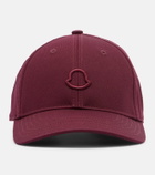 Moncler Logo cotton canvas baseball cap