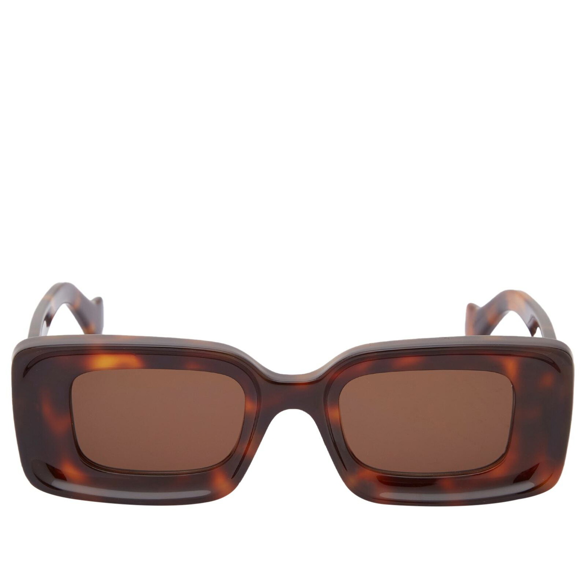Loewe Eyewear Women's Loewe Rectangular Sunglasses in Dark